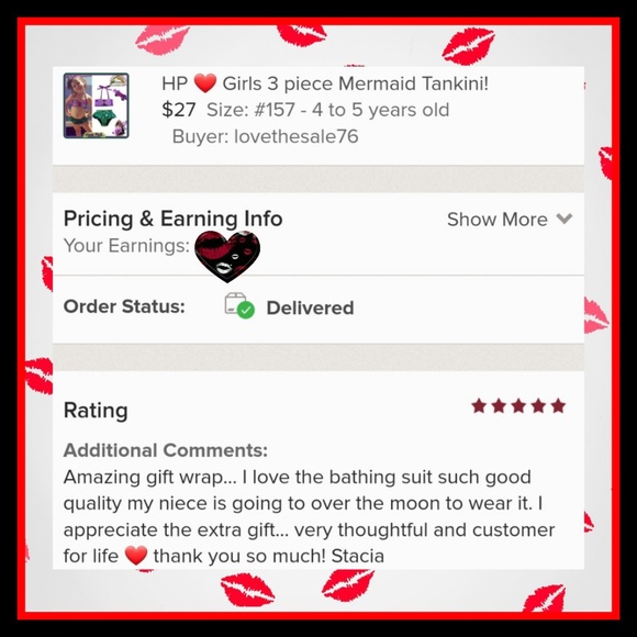 3 Piece Mermaid Bikini With Headwear Bow Purple - Picture 5 of 7